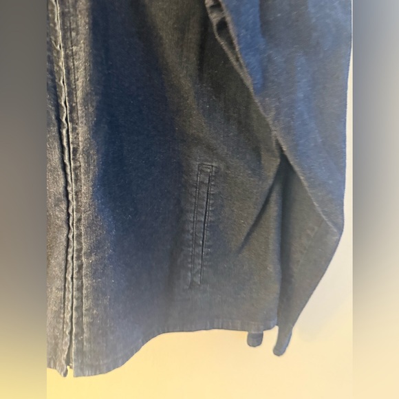 Eileen Fisher Blue Denim Jacket - Picture 3 of 4